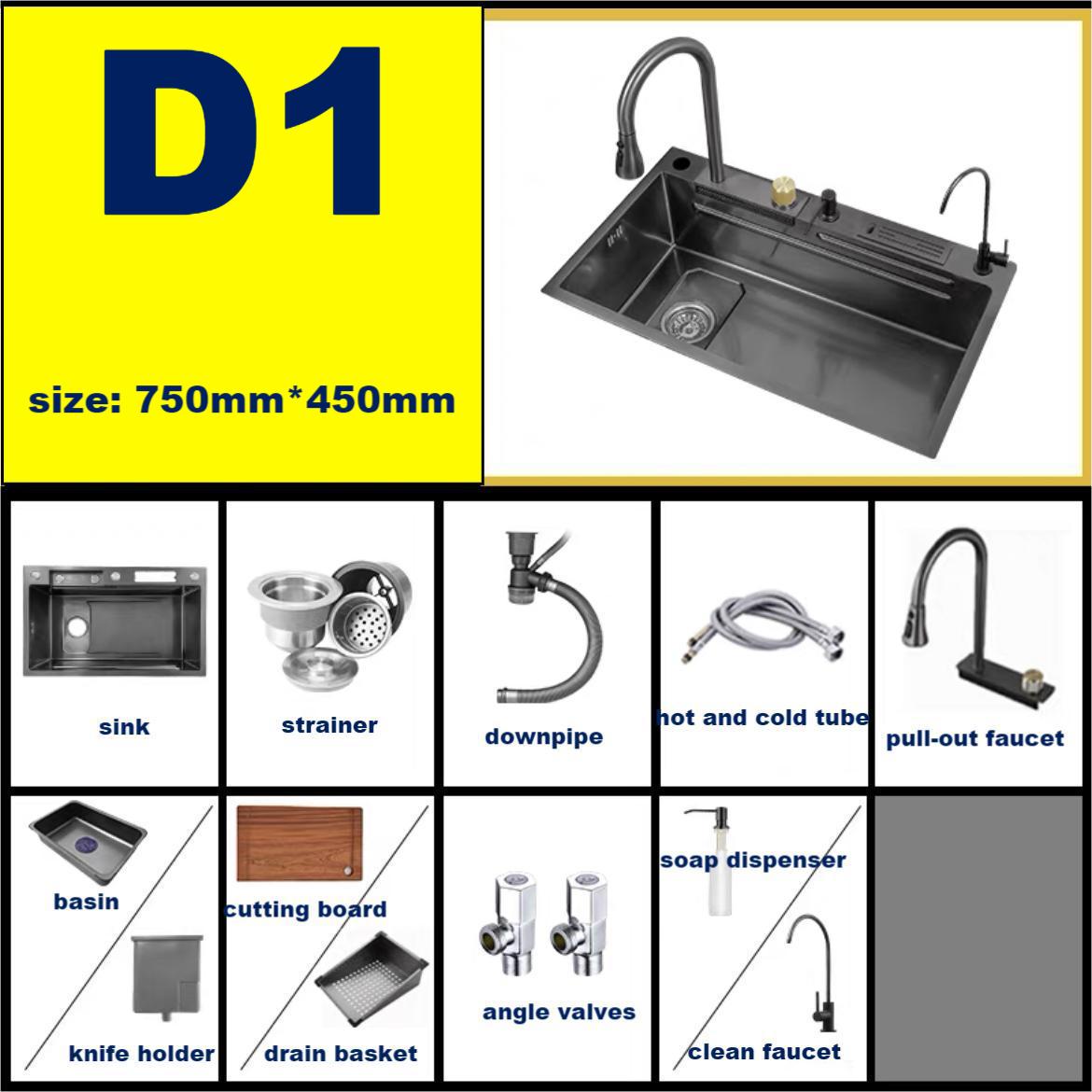 2023 Modern Waterfall Sink