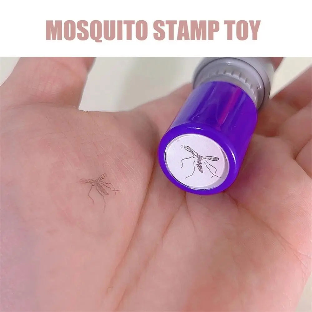 Funny mosquito stamps
