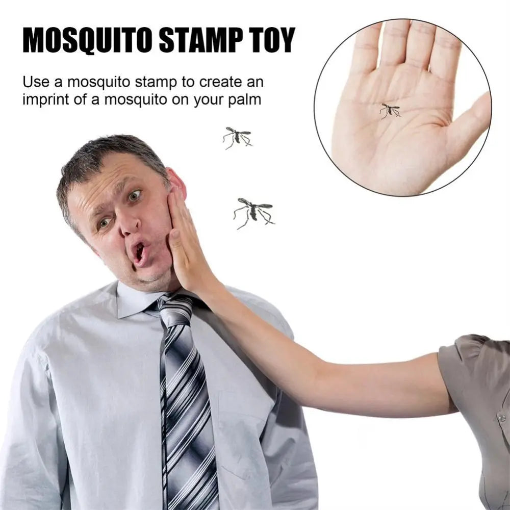 Funny mosquito stamps