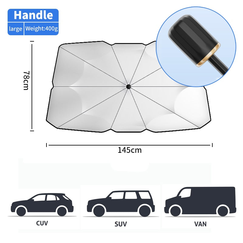 Car Sunshade Windshield Umbrella
