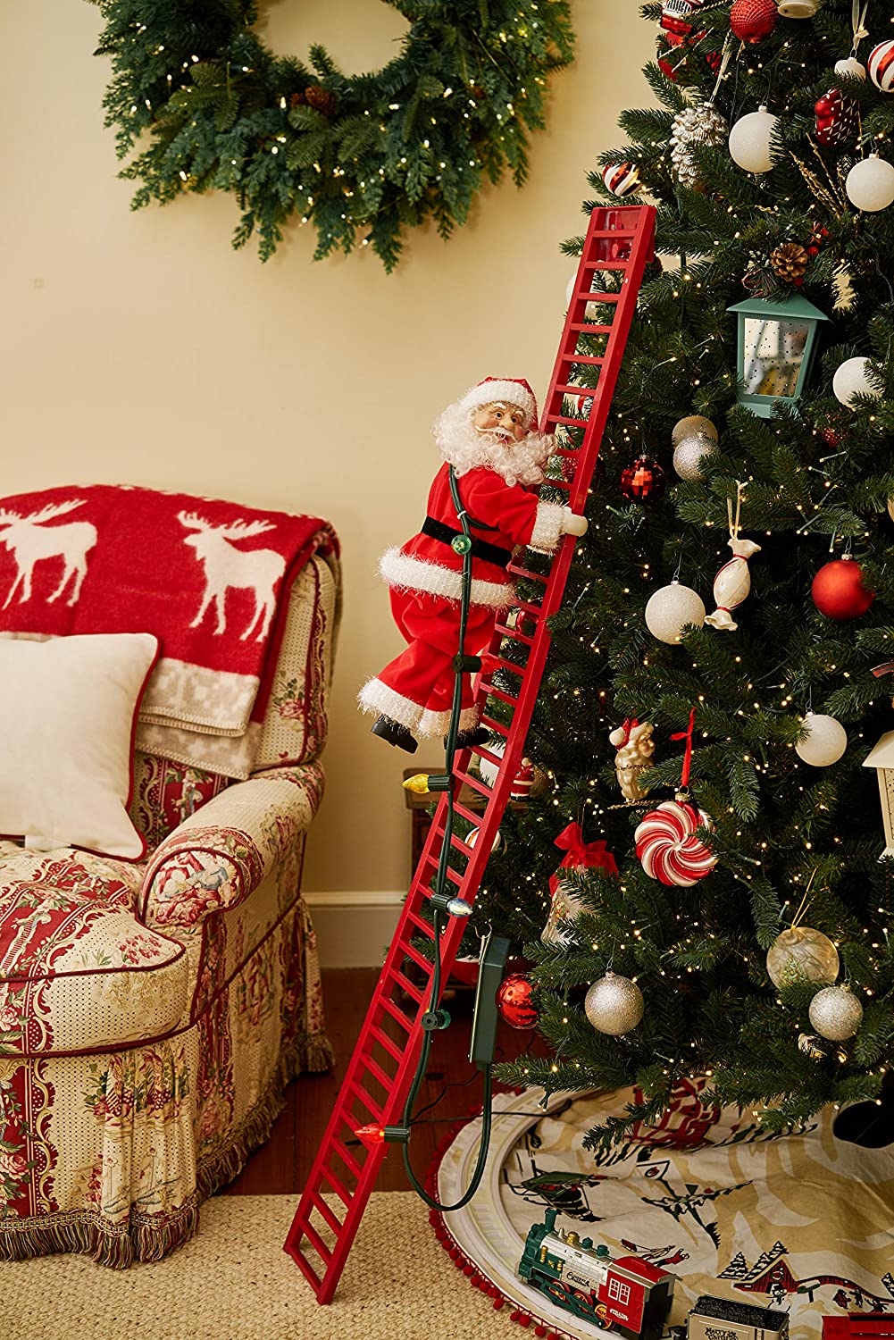 LIMITED EDITION 56" Tall BIG PREMIUM SANTA CHRISTMAS