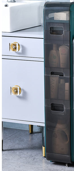 Multi-slot-Functional Storage for toilet