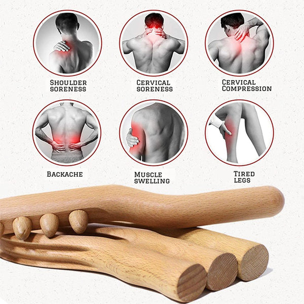 Massage wooden stick B.12