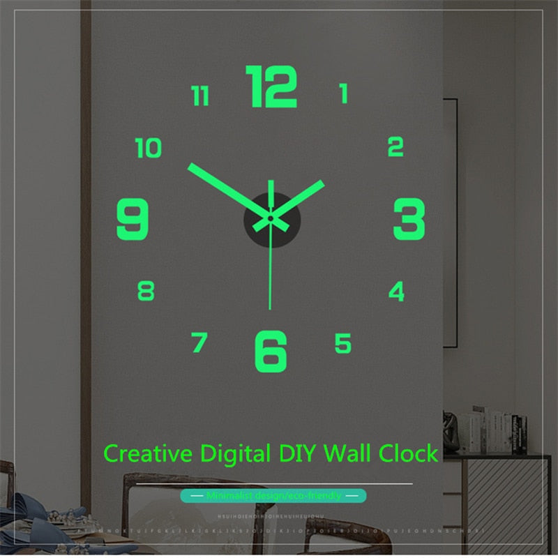 Glowing Wall Clock