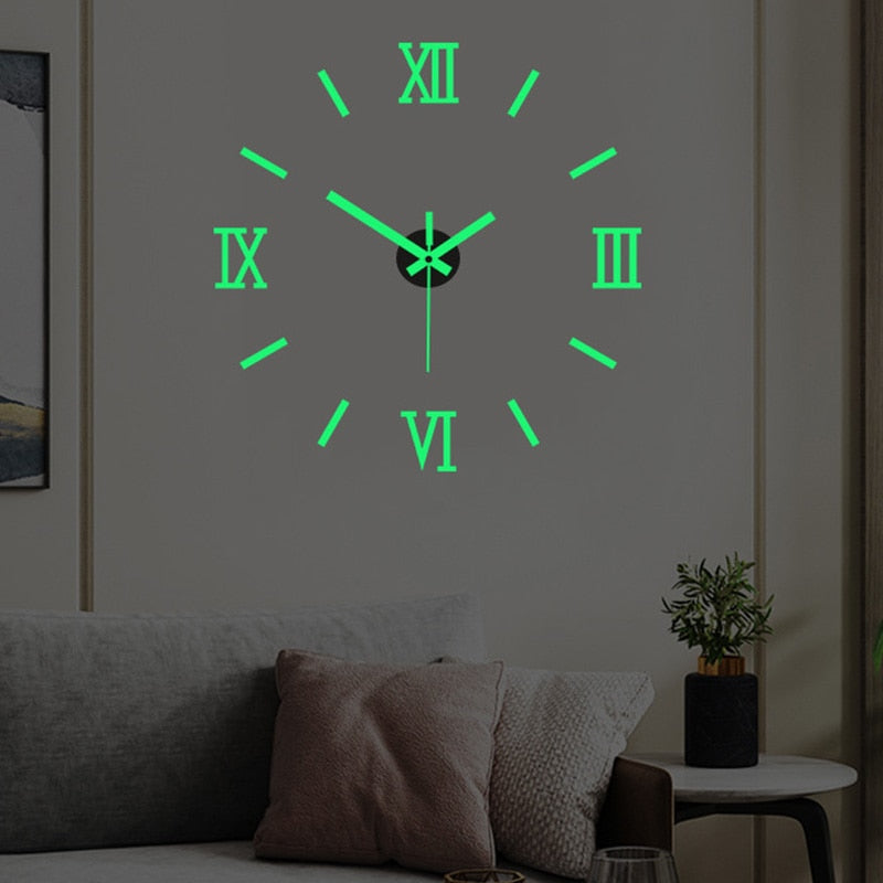 Glowing Wall Clock