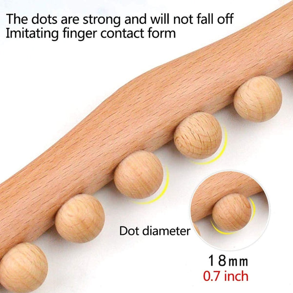 Massage wooden stick B.12