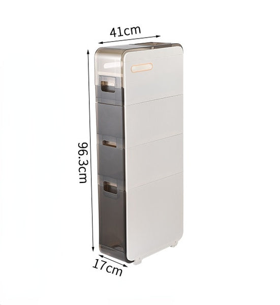 Multi-slot-Functional Storage for toilet