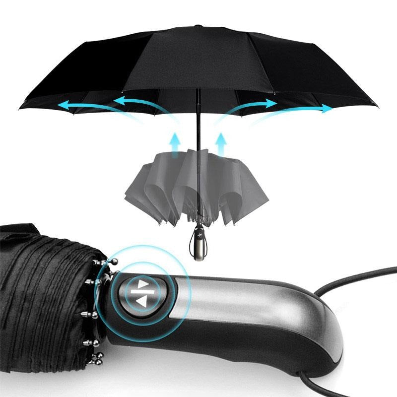 Smart, super wind-resistant umbrella