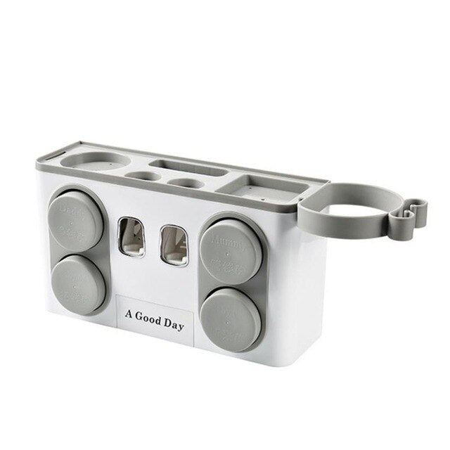 Multi-Function Storage Box Toothpaste Dispenser Squeezer Toothpaste