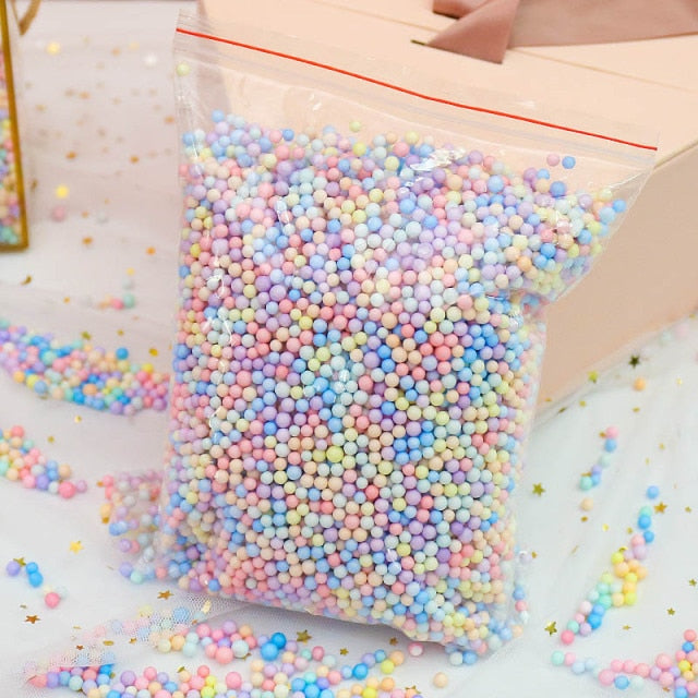 Foam mini balls gift box