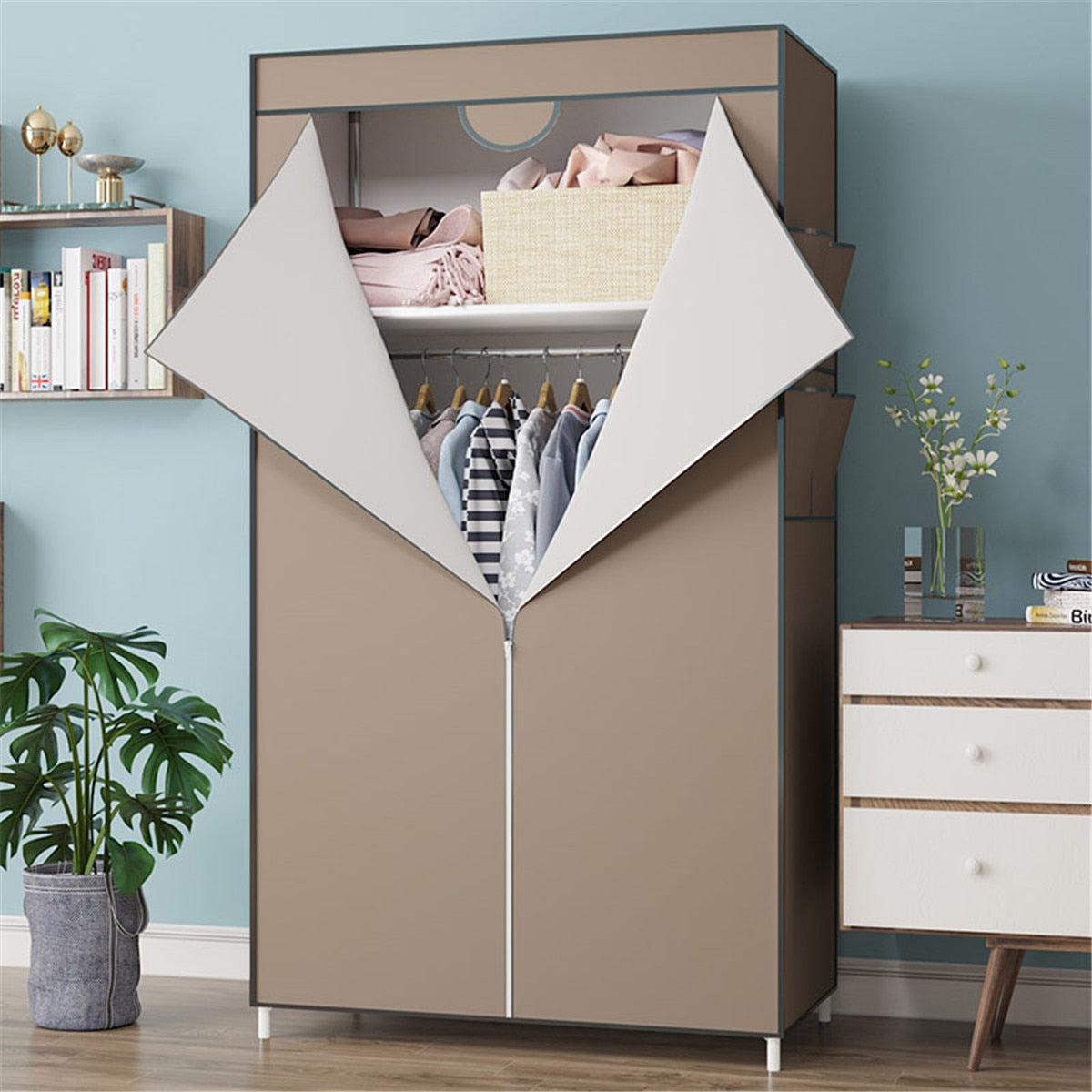 Wardrobe Organizer Cloth Storage Cabinet