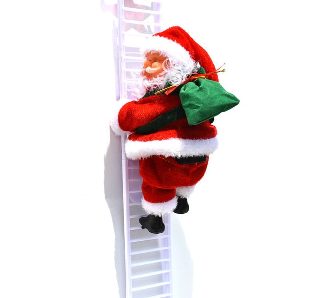 Electric Climb Ladder Santa