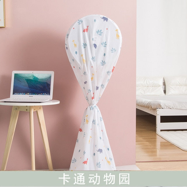 fan cover printed floor type fan cover household full package dust-proof fan cover fan cover