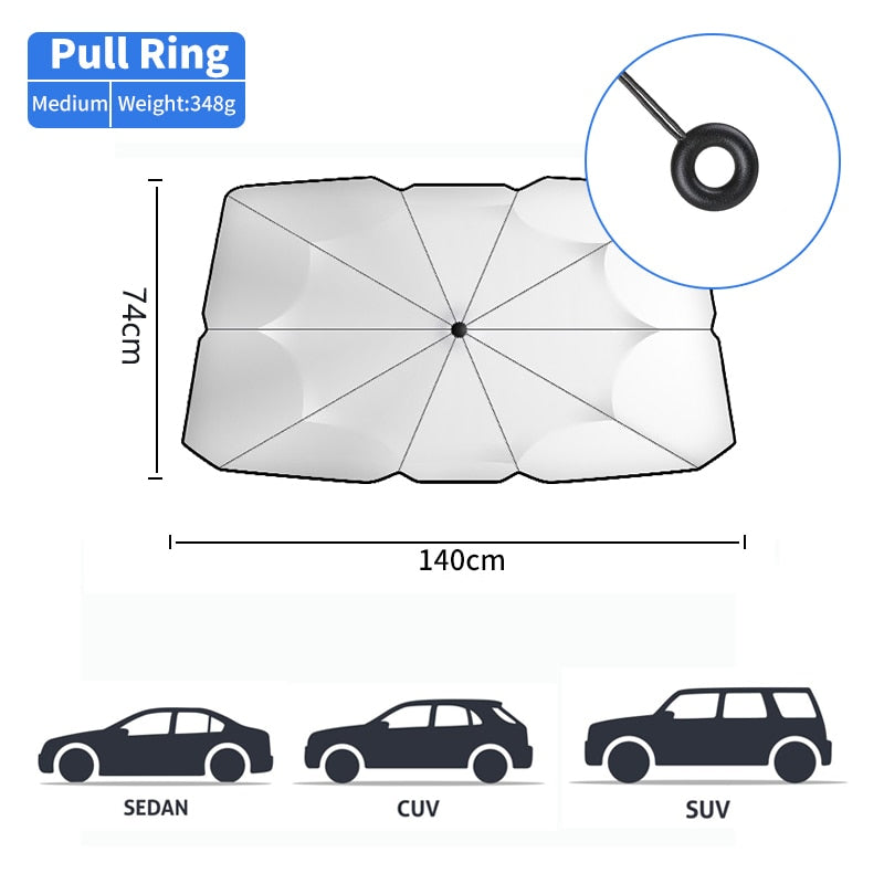 Car Sunshade Windshield Umbrella