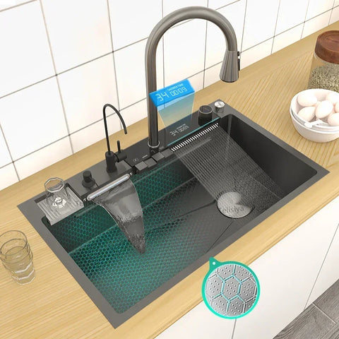 360 Stainless Steel Digital Display Faucet  SINK