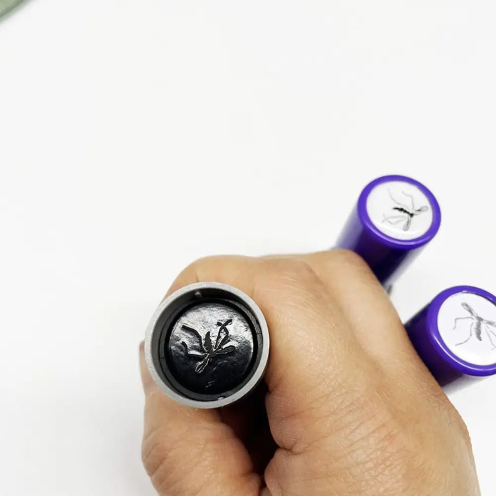 Funny mosquito stamps