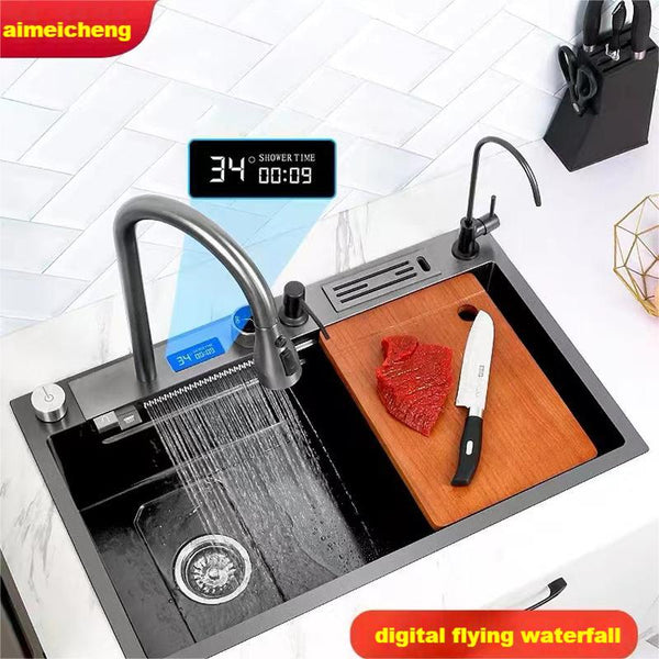 2023 Modern Waterfall Sink