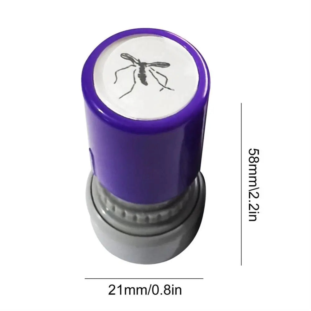 Funny mosquito stamps