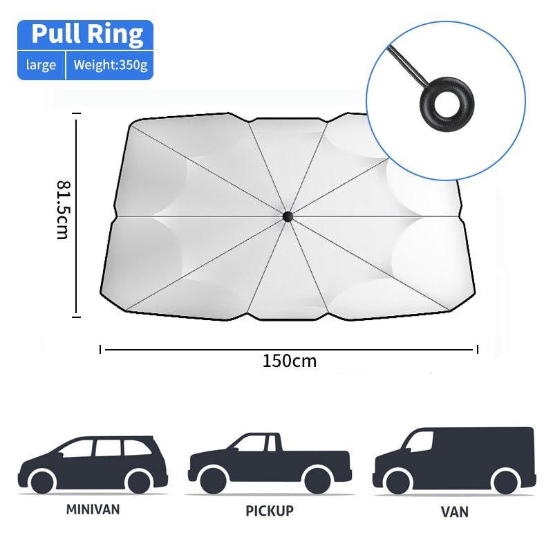 Car Sunshade Windshield Umbrella