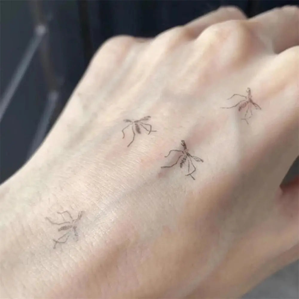 Funny mosquito stamps