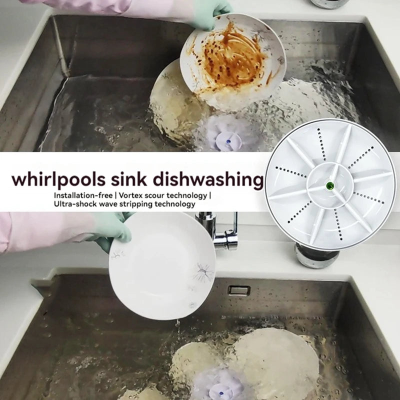 WaveWash T21 – Compact Ultrasonic Sink Dishwasher