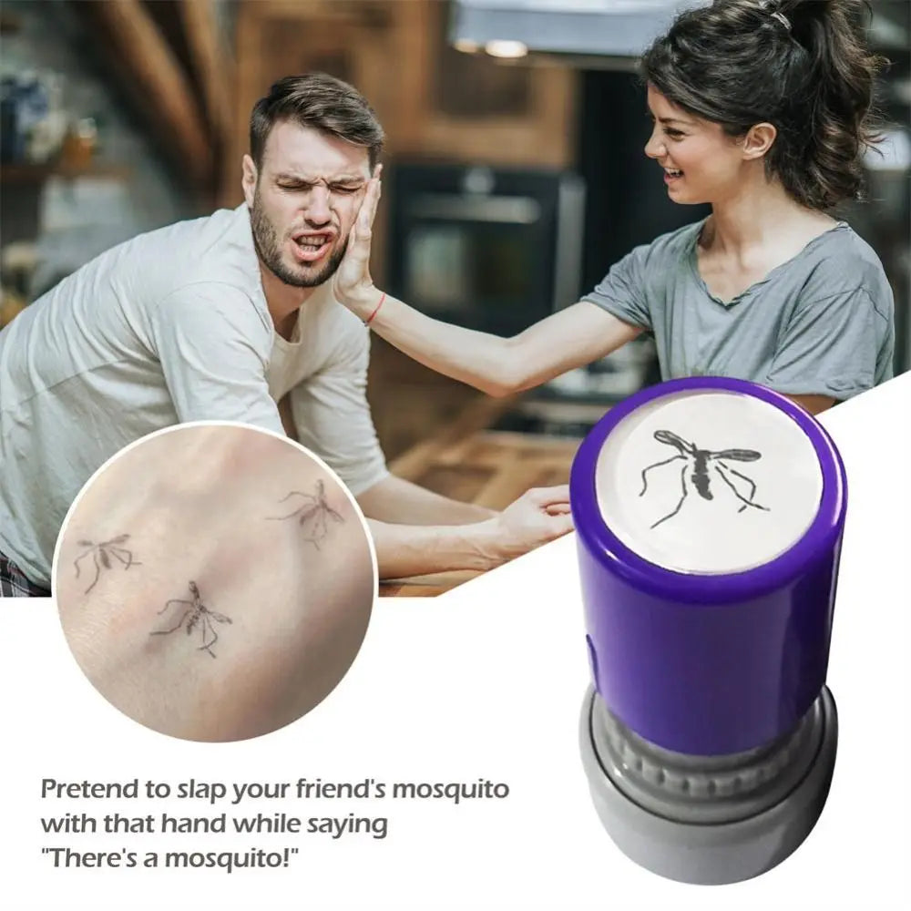 Funny mosquito stamps