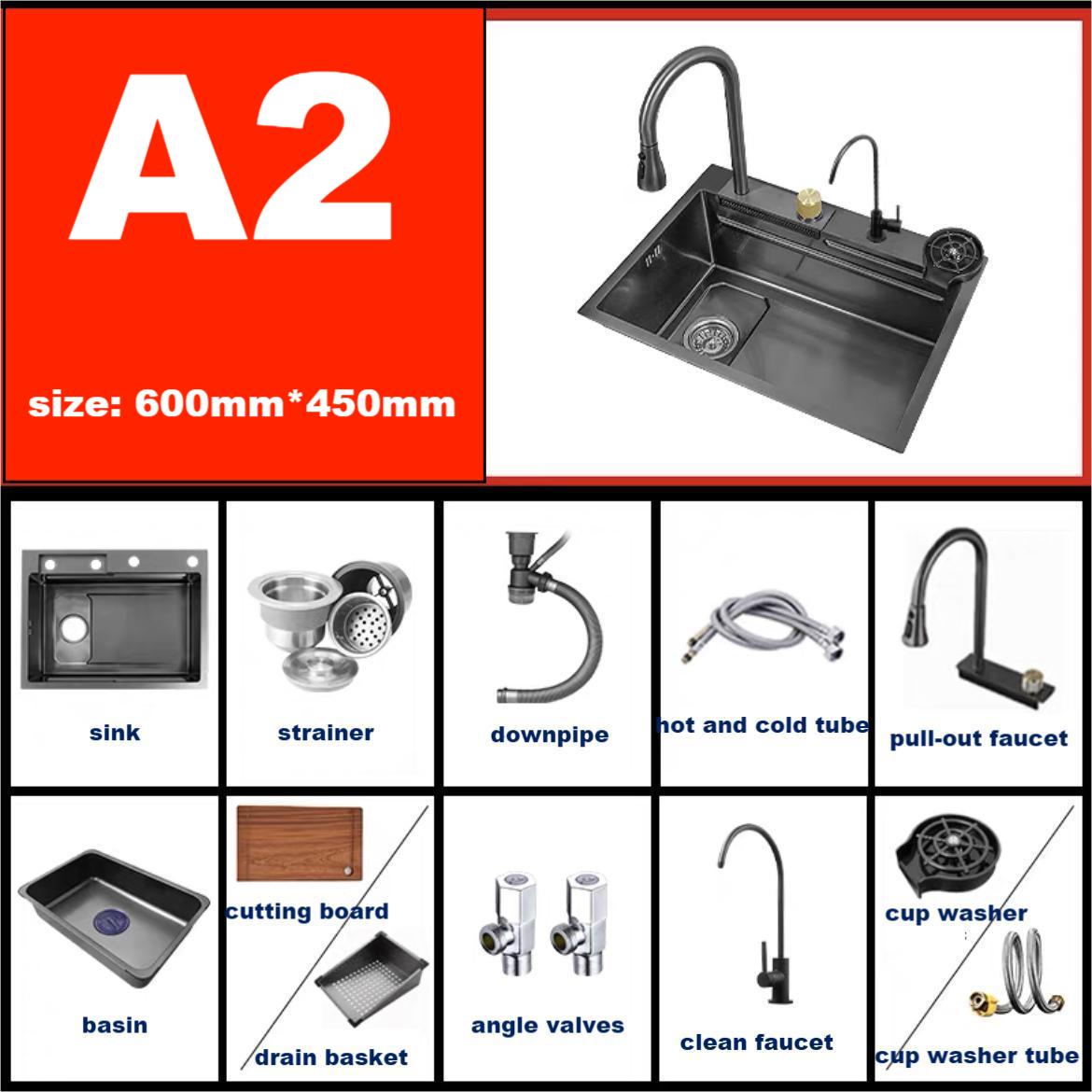 2023 Modern Waterfall Sink