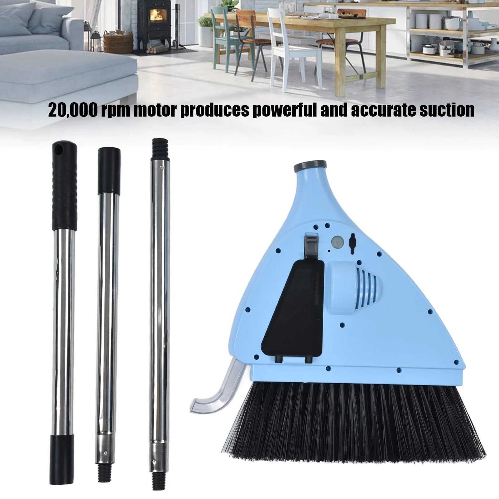 DualClean 2-in-1 Vacuum Broom | Cordless Power