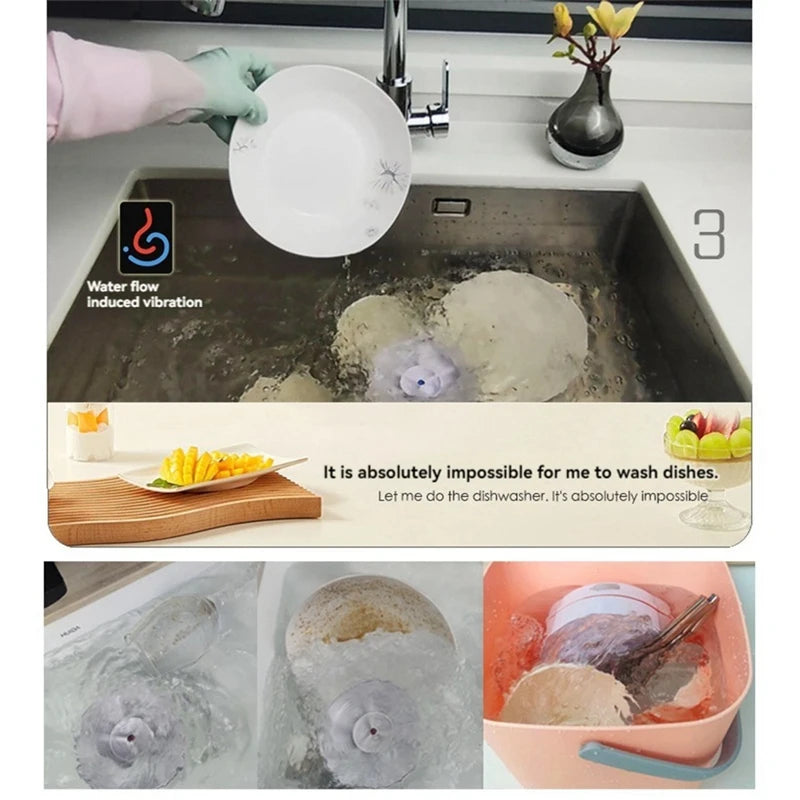 WaveWash T21 – Compact Ultrasonic Sink Dishwasher