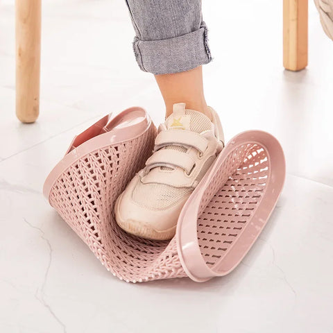 Rattan-Style Open Trash Can –
