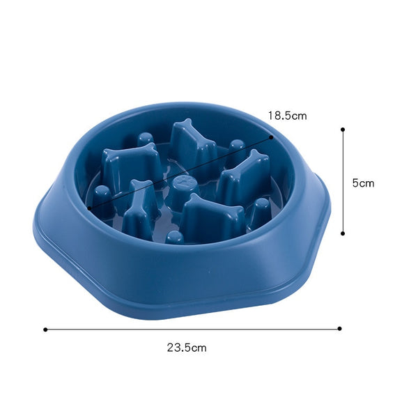 slow dog plate