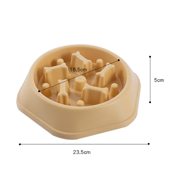 slow dog plate