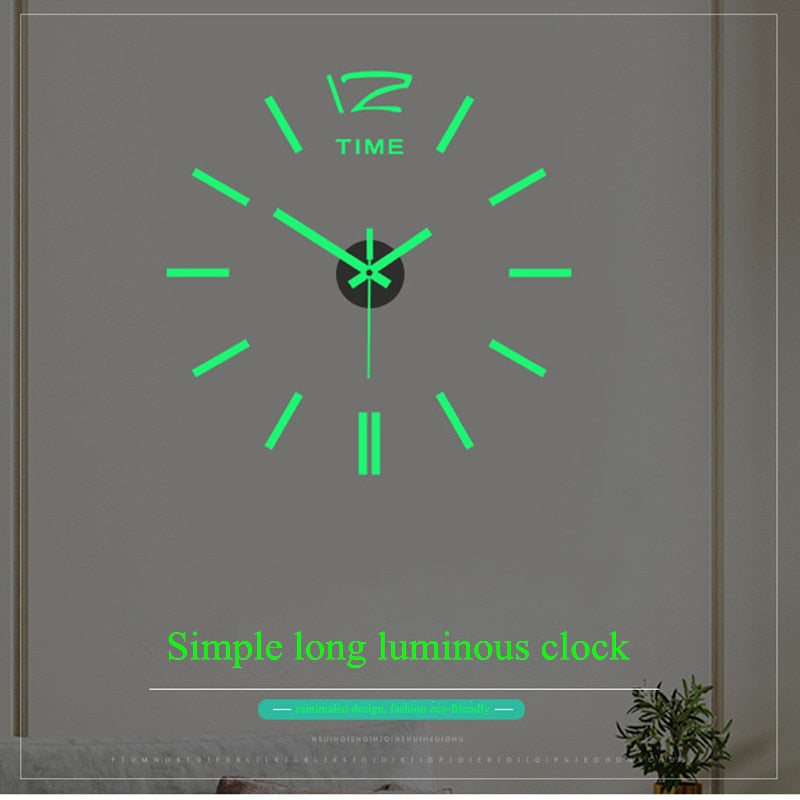 Glowing Wall Clock