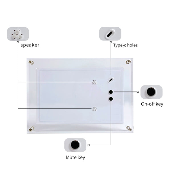 Vertical Digital Family Frame USB