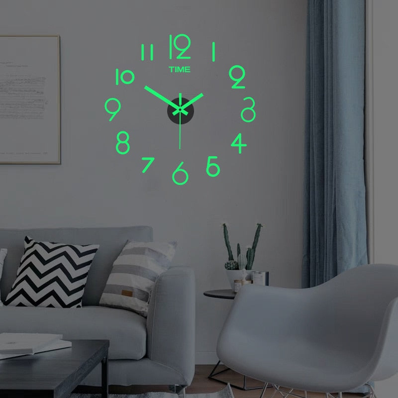 Glowing Wall Clock
