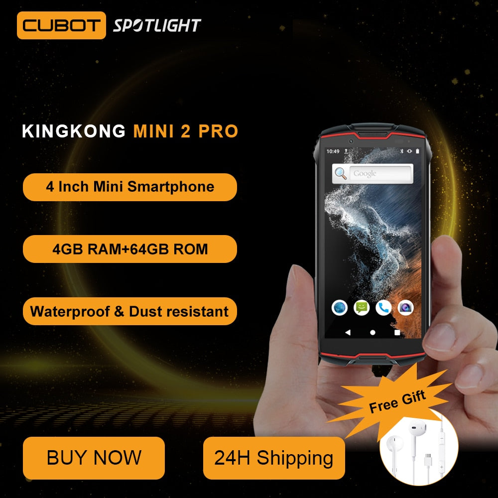 Cubot KingKong MINI 2 Pro, 4-Inch