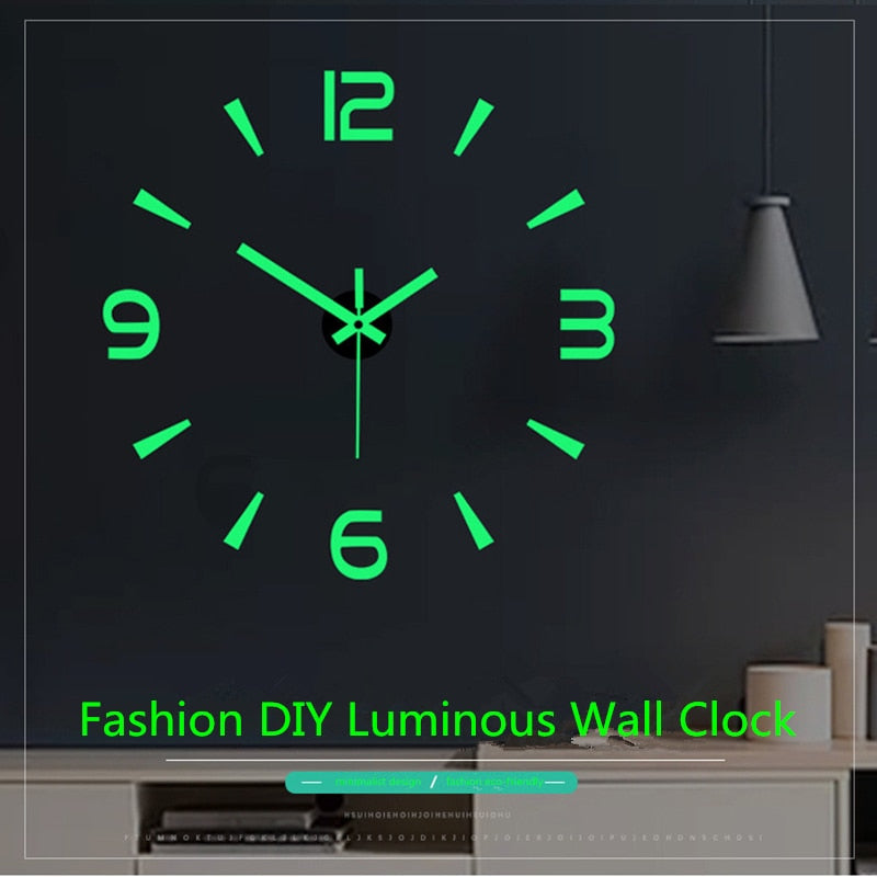 Glowing Wall Clock