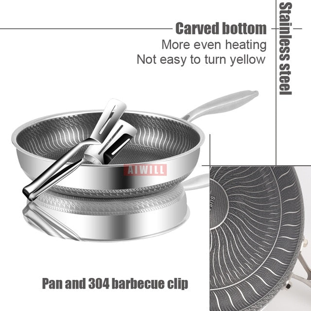 Ultra quality frying pan with powerful oven (does not stick)