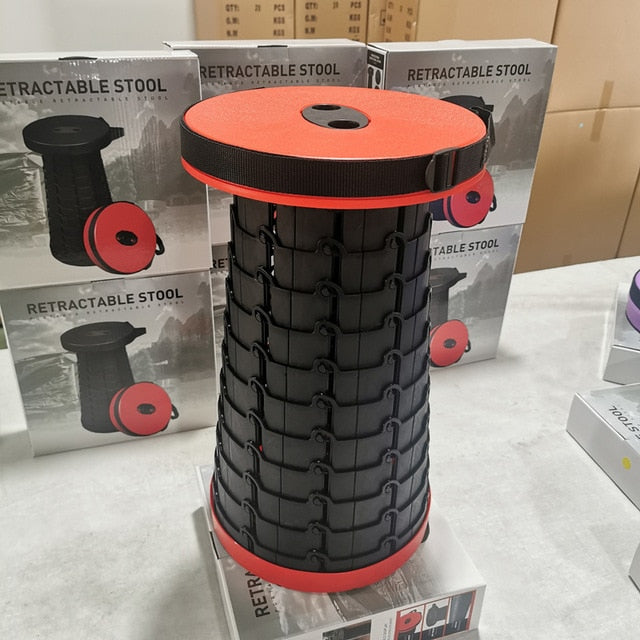 Portable folding travel bench