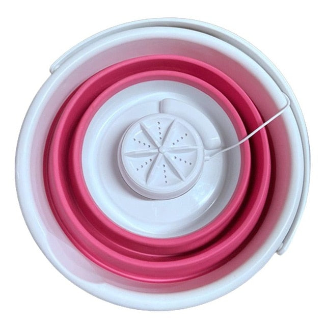 mini folding and powerful washing machine for socks and panties