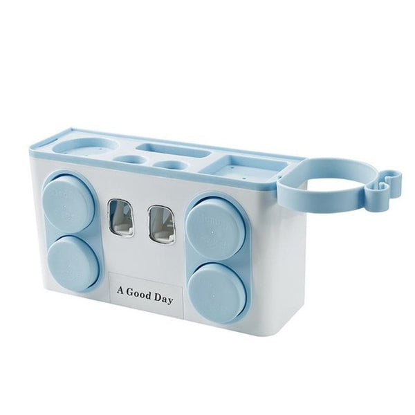 Multi-Function Storage Box Toothpaste Dispenser Squeezer Toothpaste