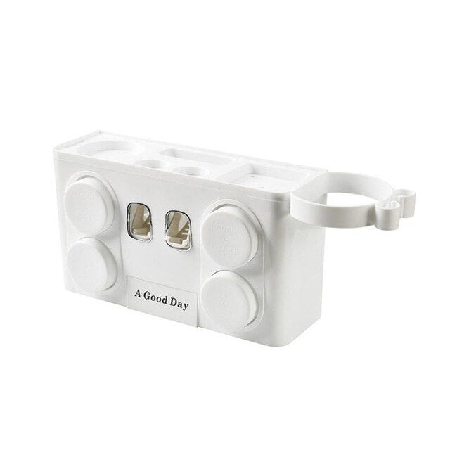 Multi-Function Storage Box Toothpaste Dispenser Squeezer Toothpaste