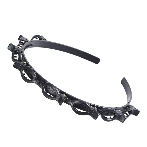Adjustable headband made of precious stones