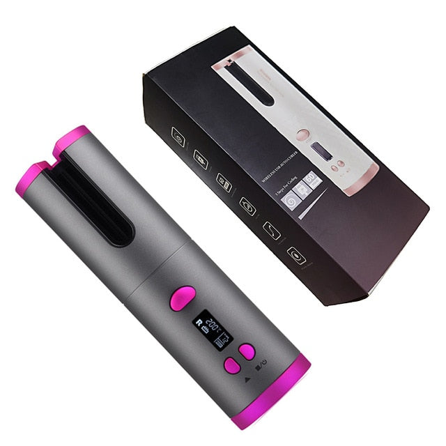 Portable USB Wireless Hair Curler