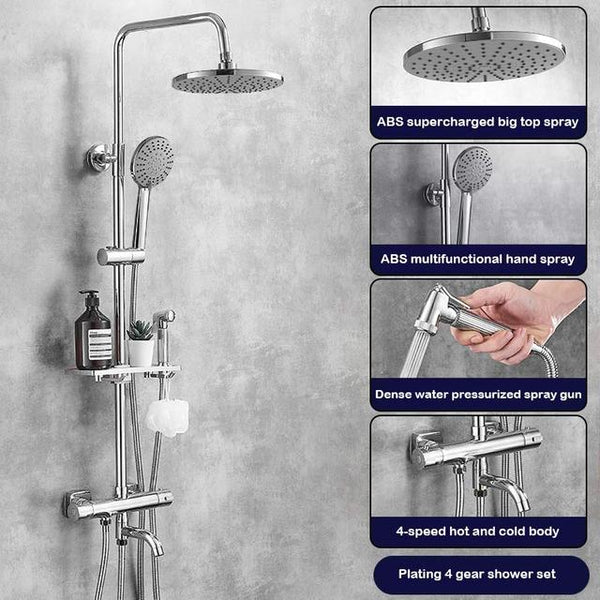 SAWQ Bathroom Shower Modern Black