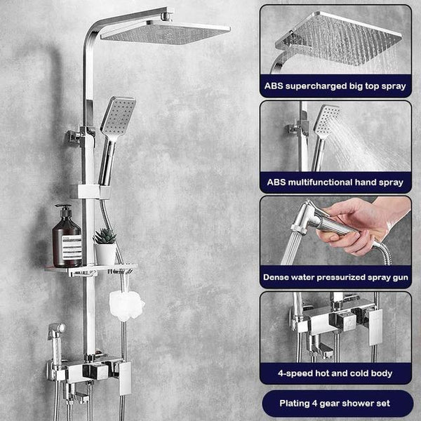 SAWQ Bathroom Shower Modern Black