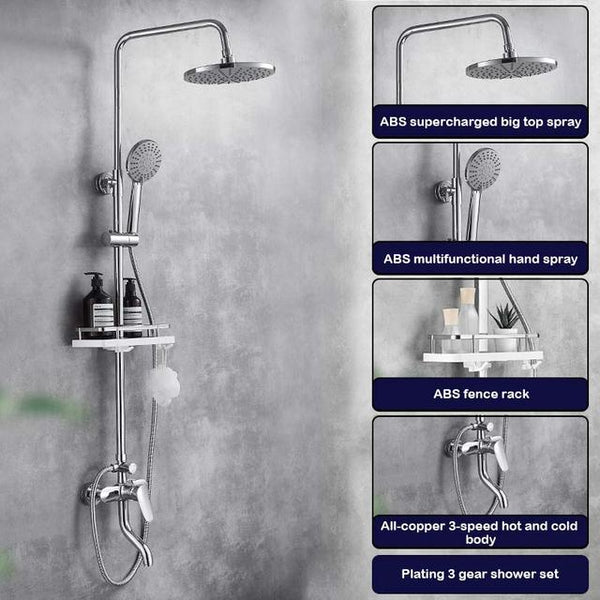 SAWQ Bathroom Shower Modern Black