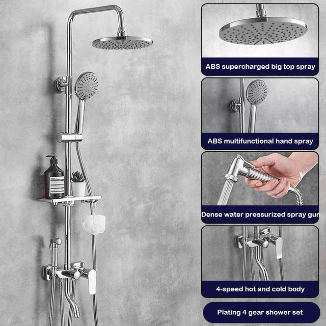 SAWQ Bathroom Shower Modern Black