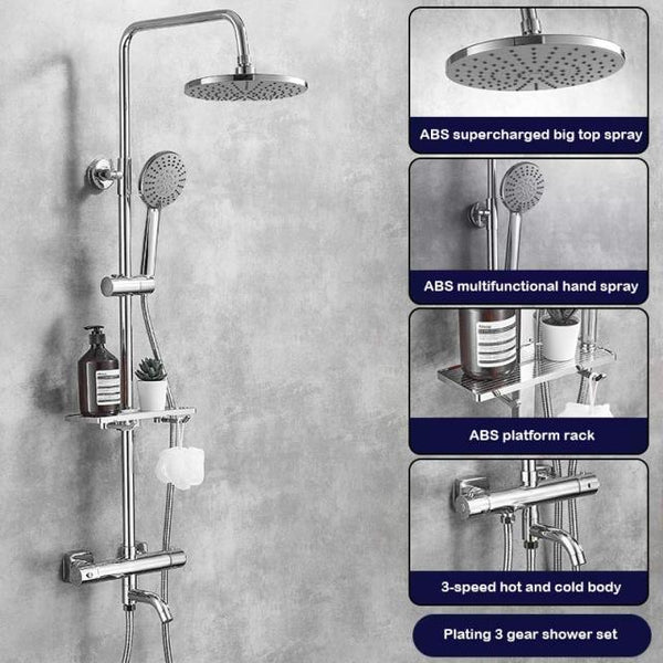 SAWQ Bathroom Shower Modern Black
