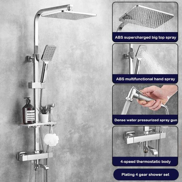 SAWQ Bathroom Shower Modern Black